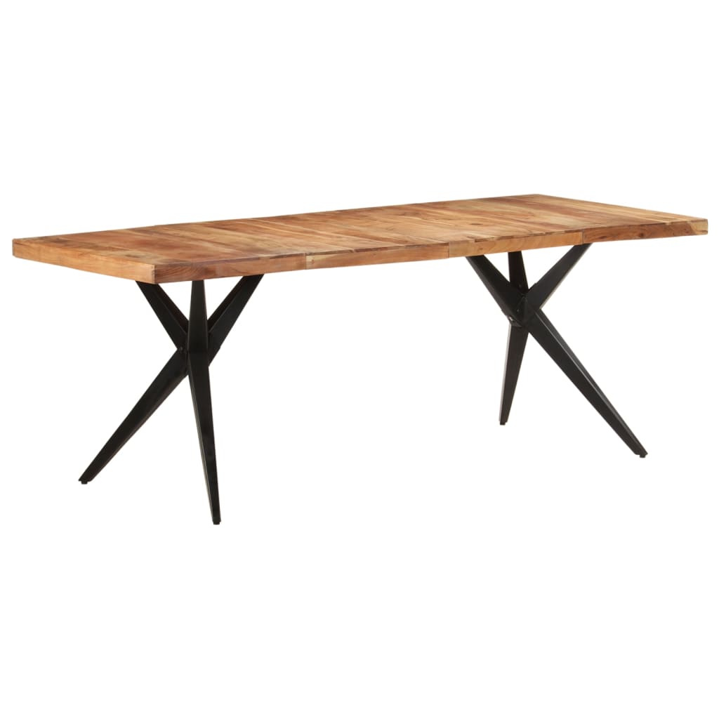 Kitchen table, 200x90x76 cm, solid acacia wood