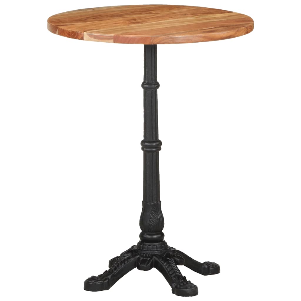 Bistro table, Ø60 x 76 cm, solid acacia wood