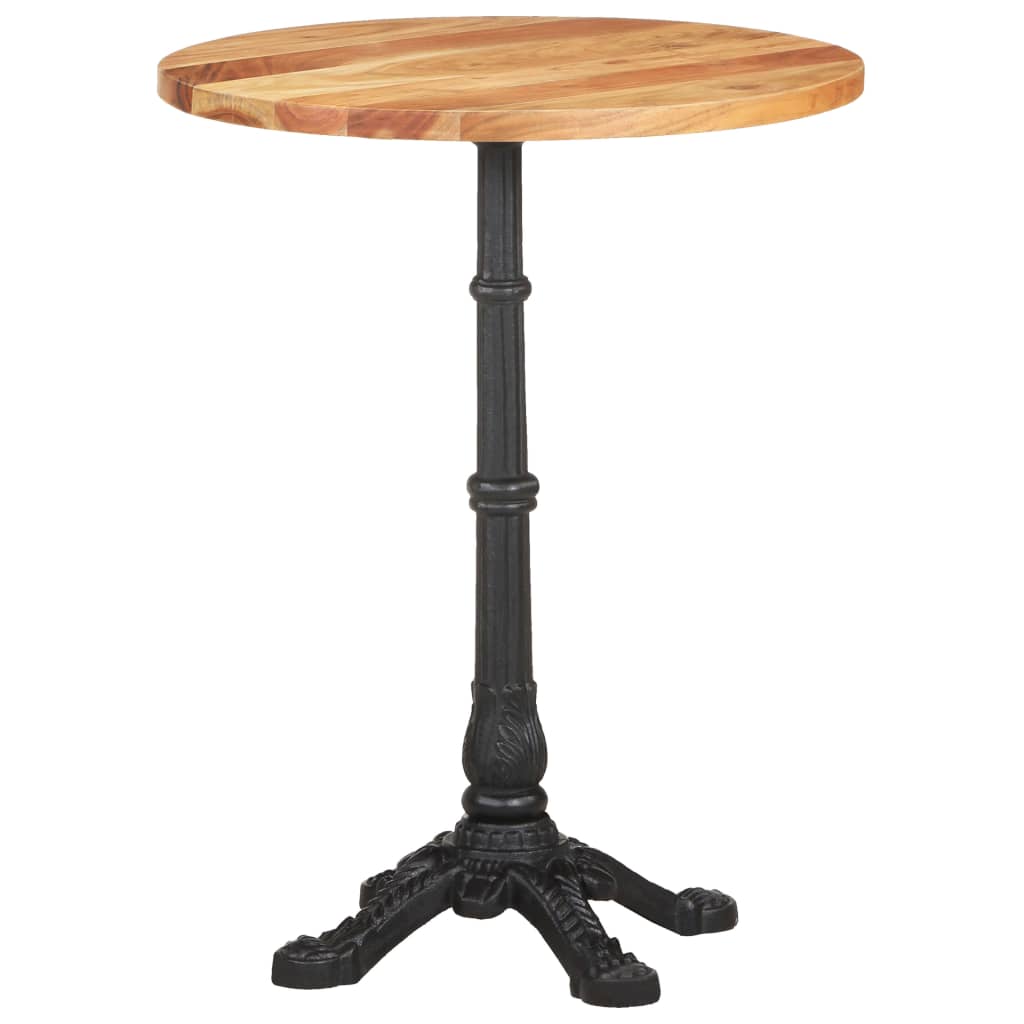 Bistro table, Ø60 x 76 cm, solid acacia wood