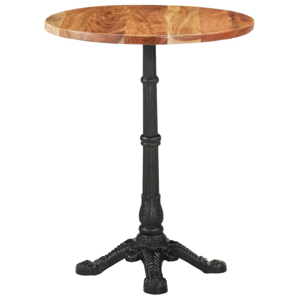 Bistro table, Ø60 x 76 cm, solid acacia wood