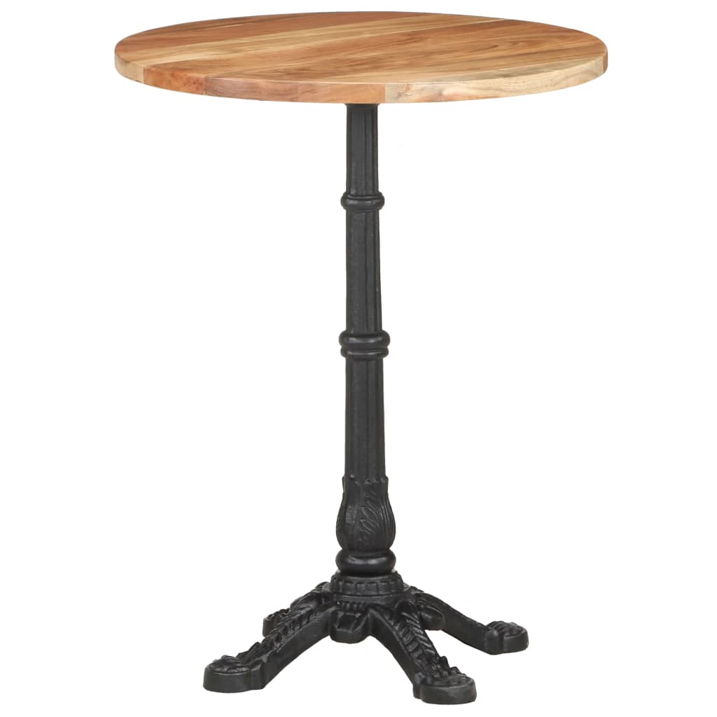 Bistro table, Ø60 x 76 cm, solid acacia wood