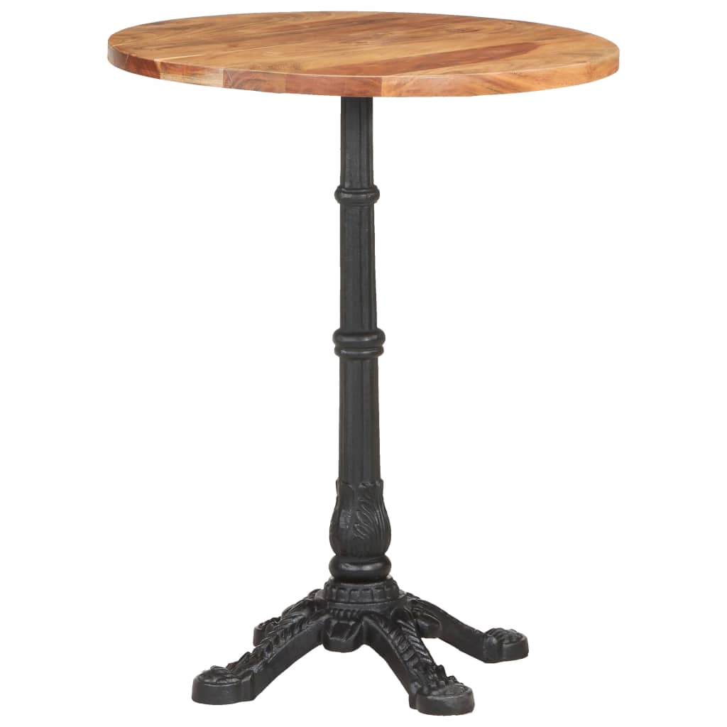 Bistro table, Ø60 x 76 cm, solid acacia wood