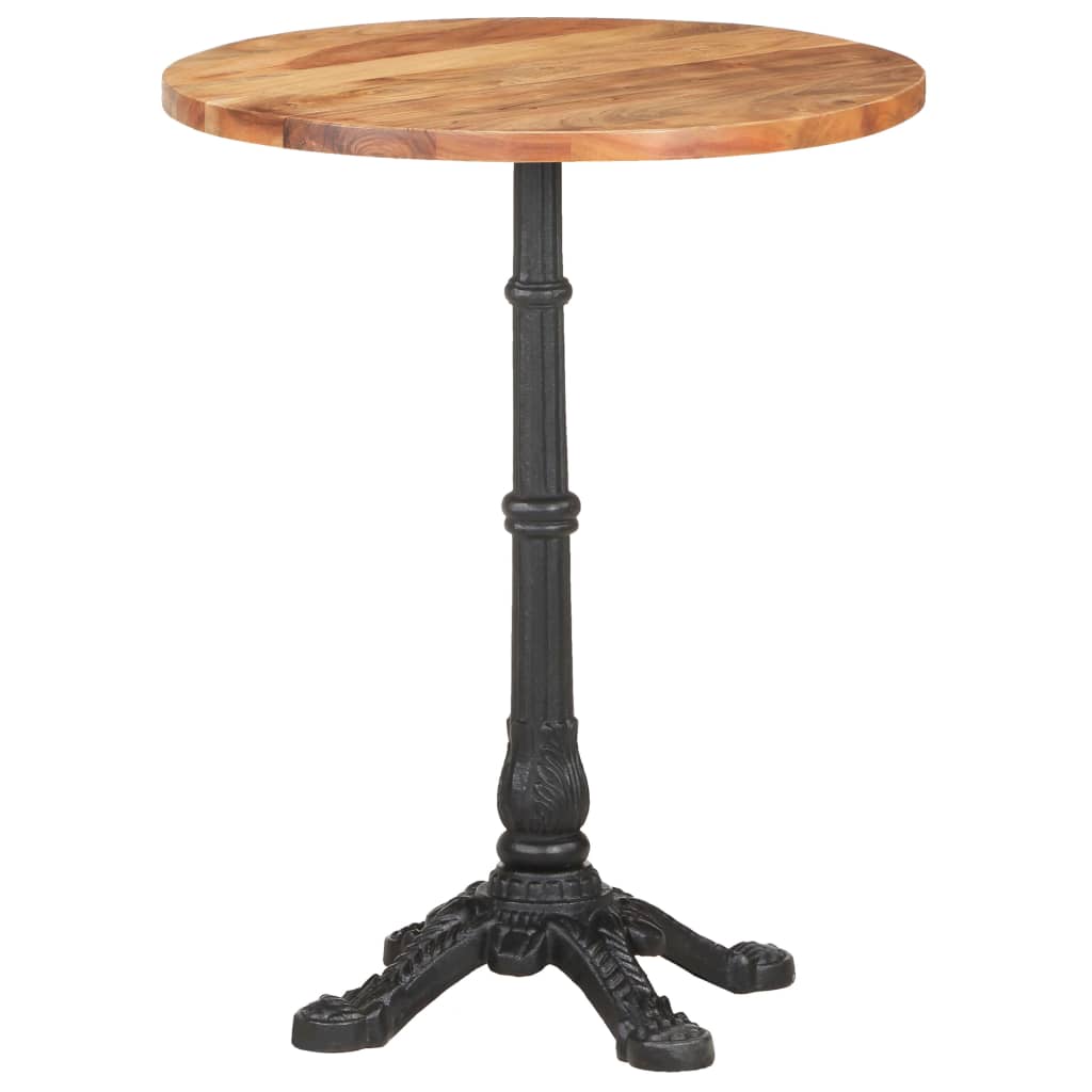 Bistro table, Ø60 x 76 cm, solid acacia wood