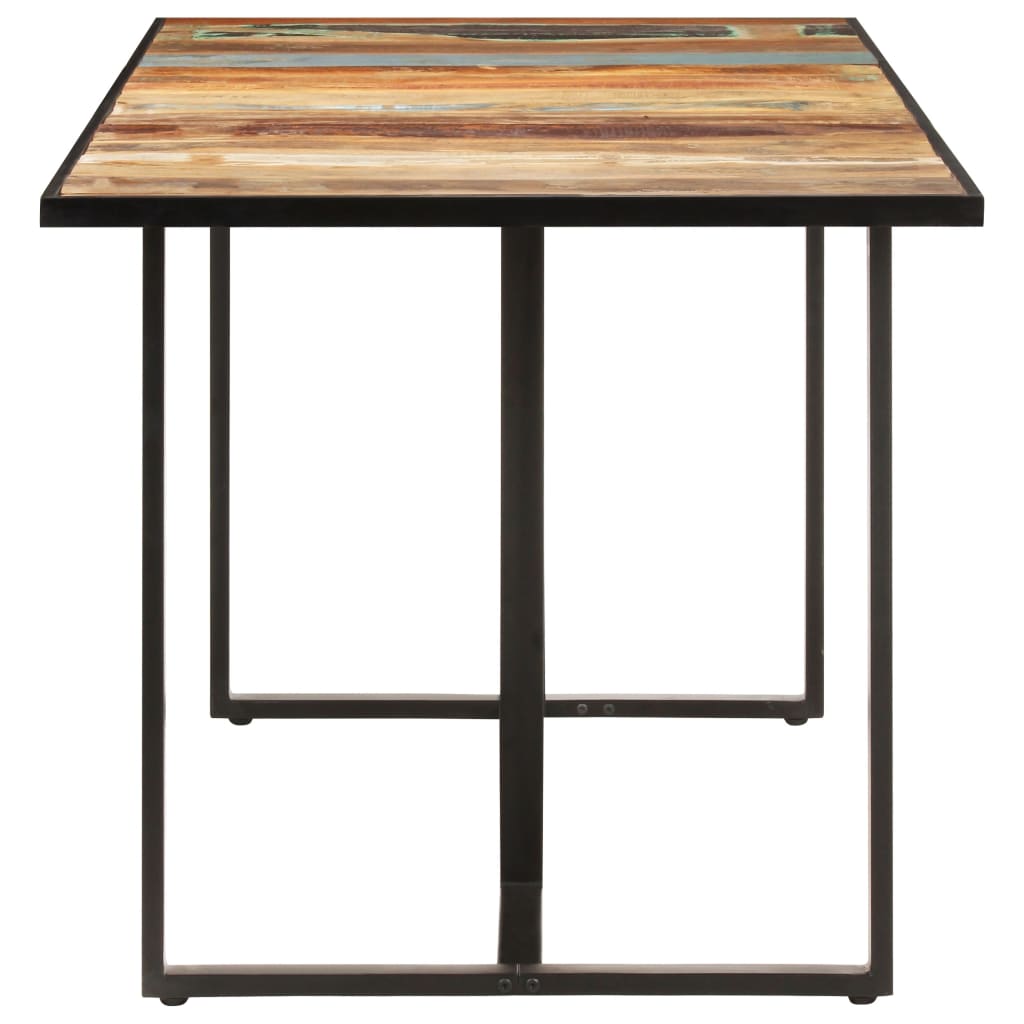 Kitchen table, 200 cm, solid recycled wood