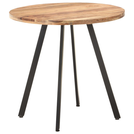 Kitchen table, 80 cm, solid acacia wood