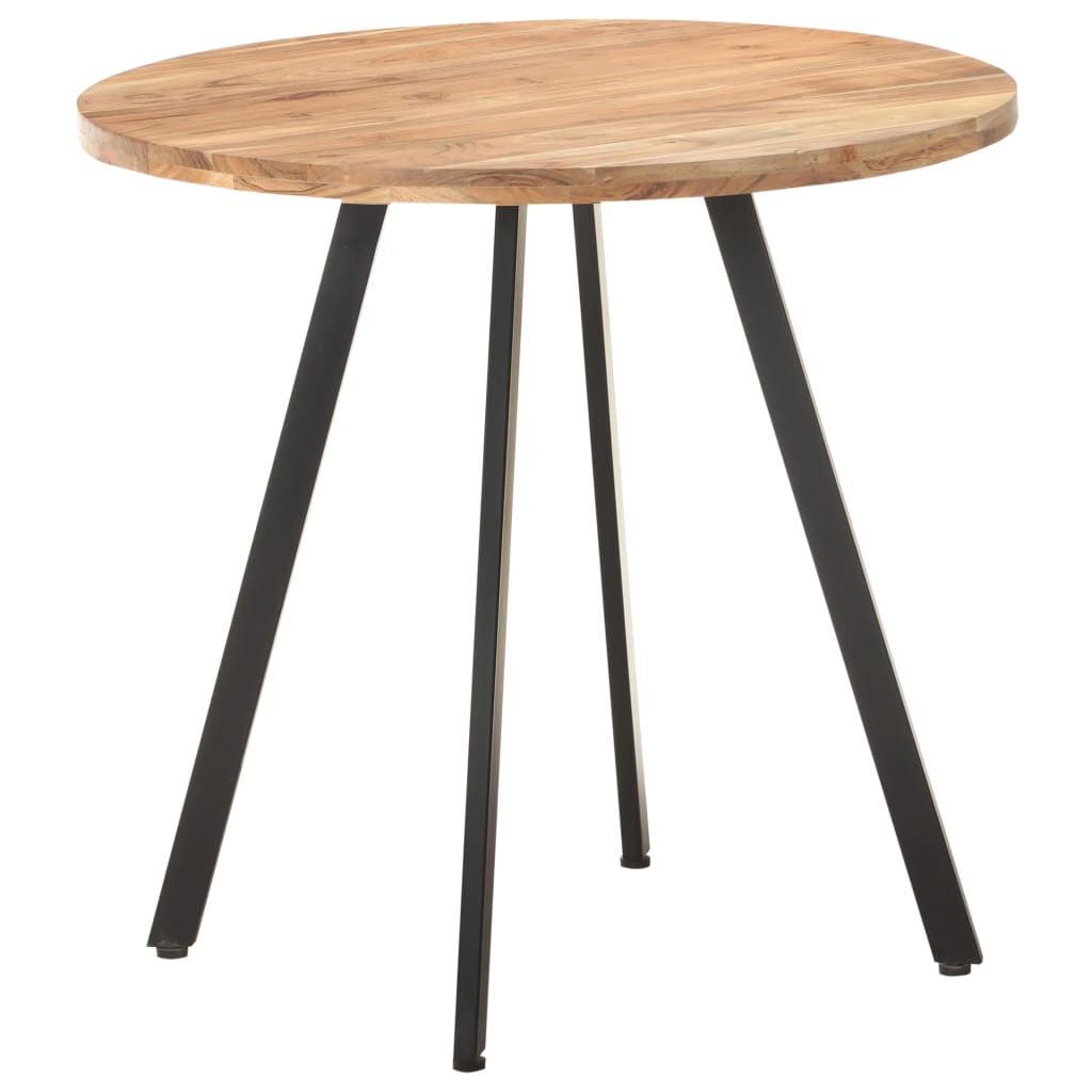 Kitchen table, 80 cm, solid acacia wood