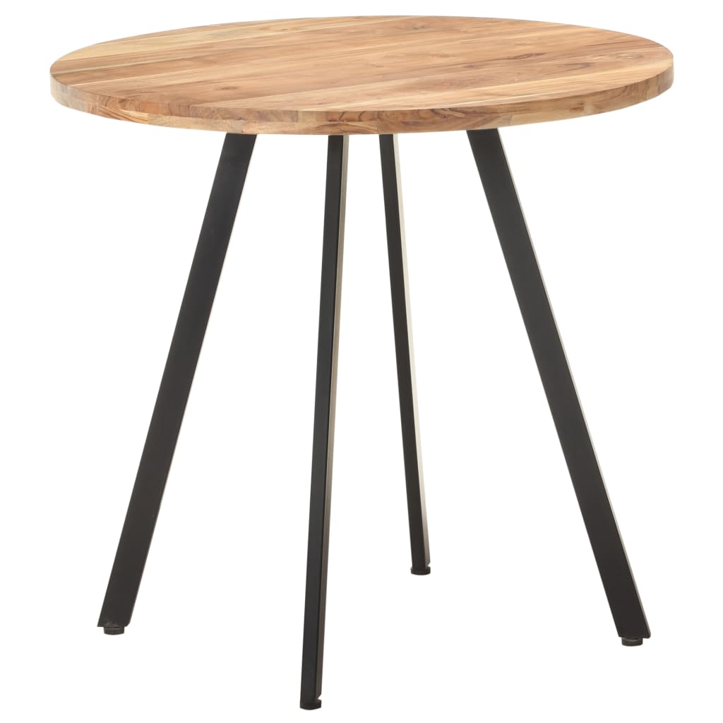 Kitchen table, 80 cm, solid acacia wood