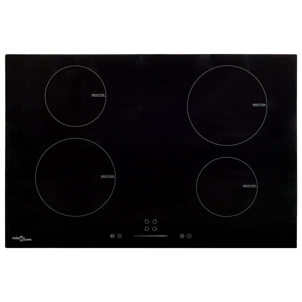 Induction hob 4 burners touch control, glass 77 cm 7000 W