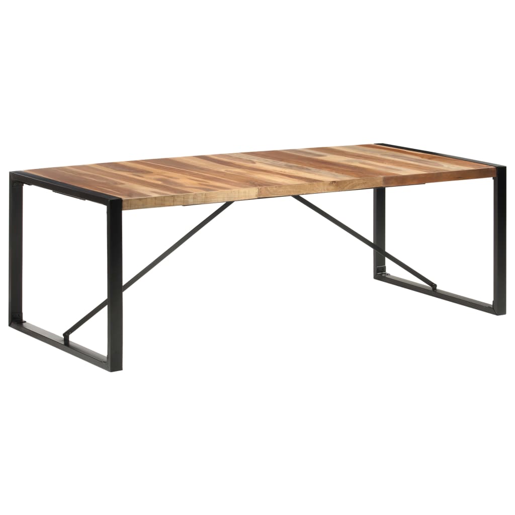 Kitchen table, 220x100x75 cm, solid wood