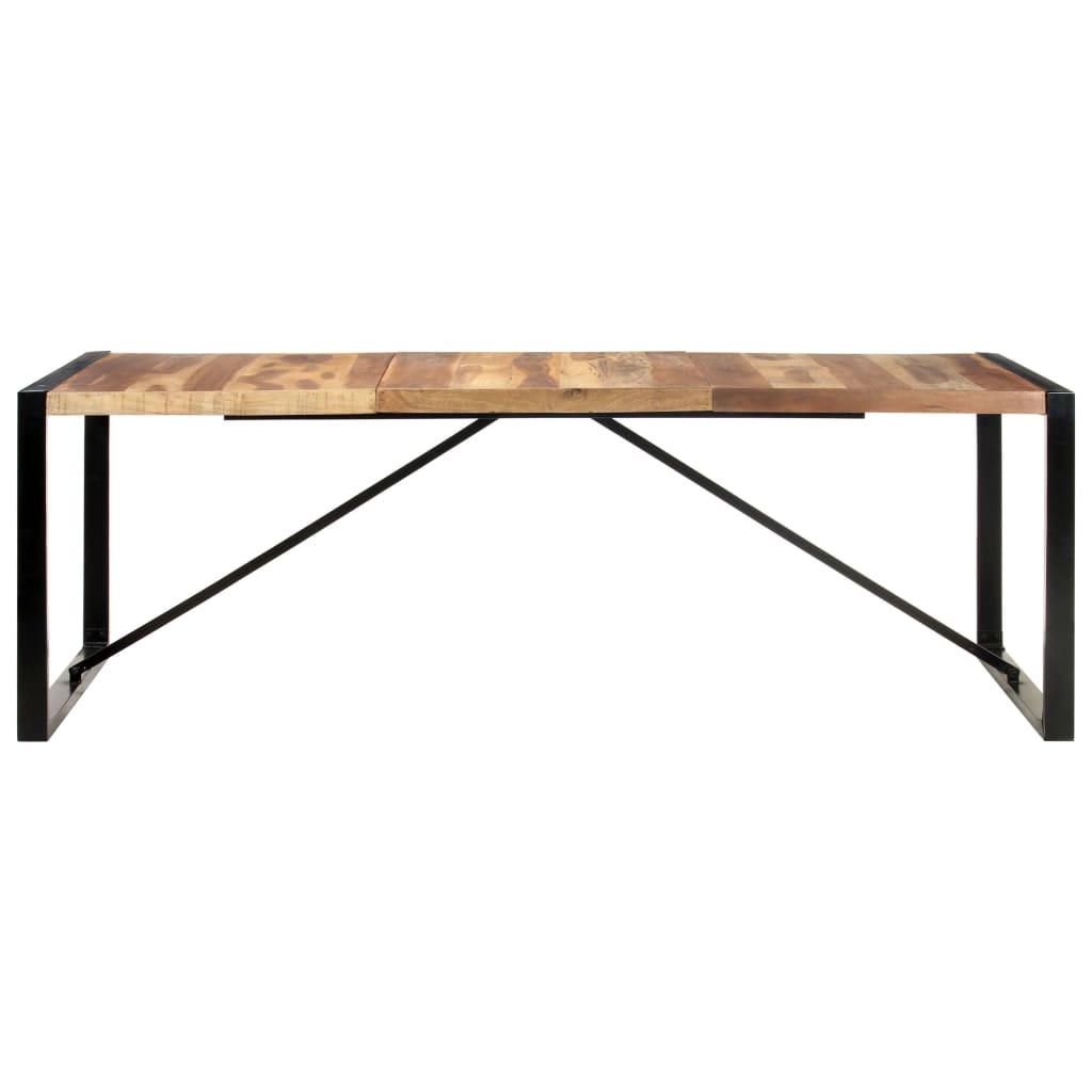 Kitchen table, 220x100x75 cm, solid wood