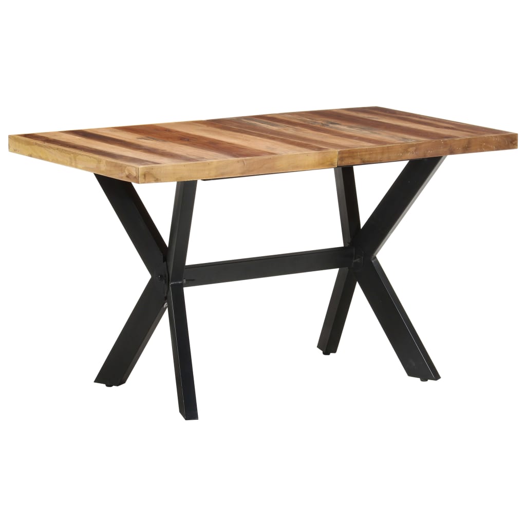 Kitchen table, 140x70x75 cm, solid wood, honey finish