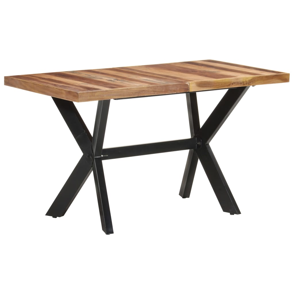 Kitchen table, 140x70x75 cm, solid wood, honey finish