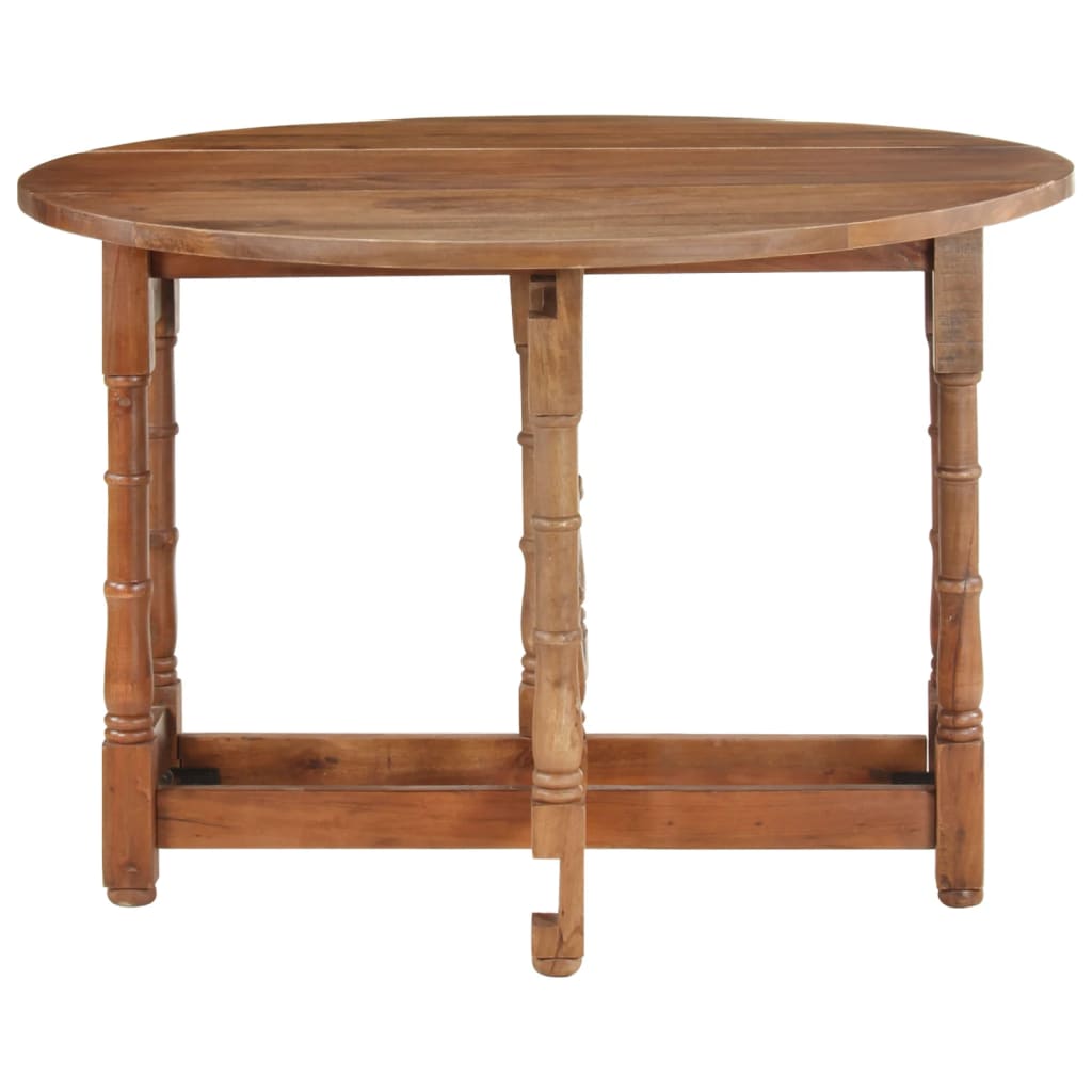 Kitchen table, 110x76 cm, solid mango wood, round