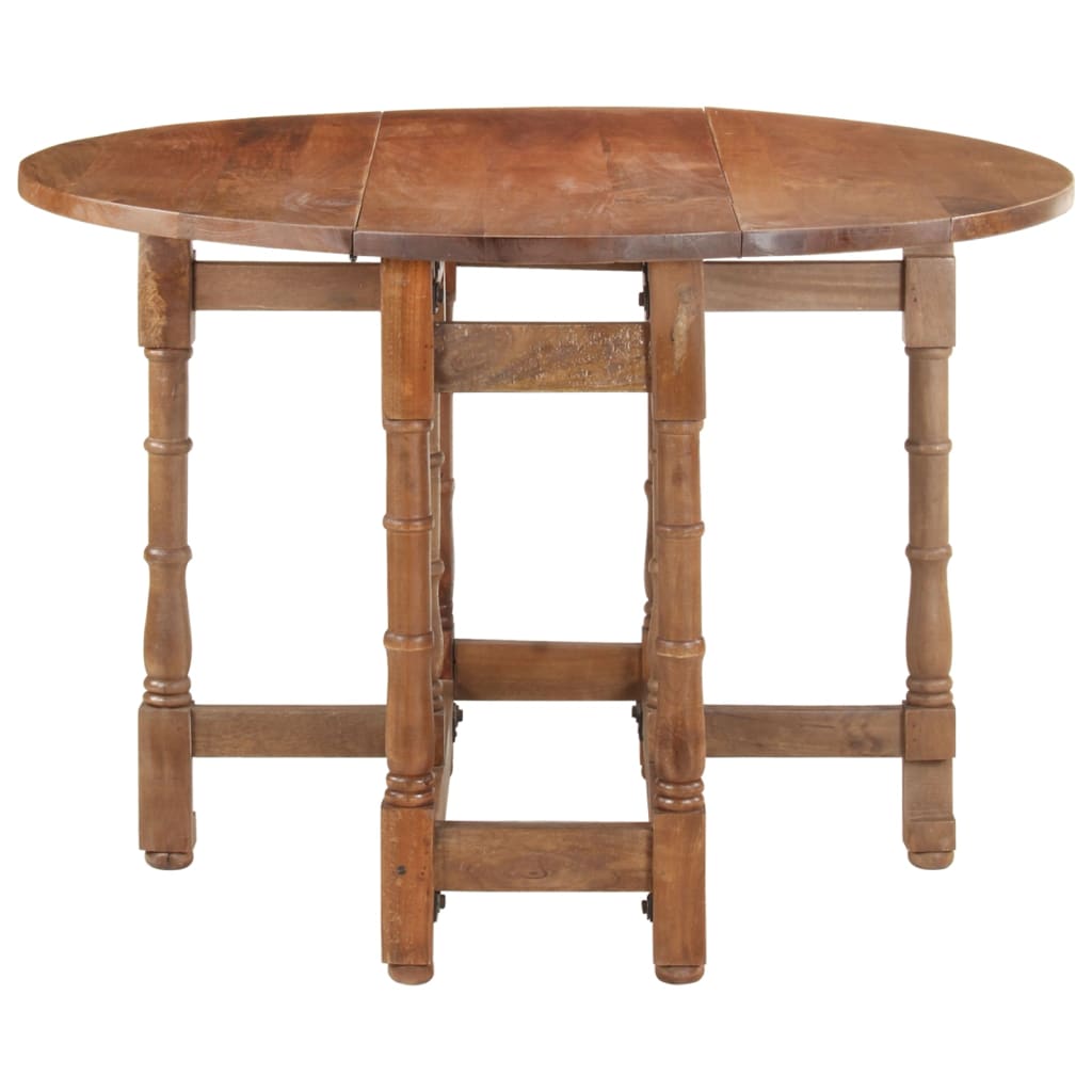 Kitchen table, 110x76 cm, solid mango wood, round