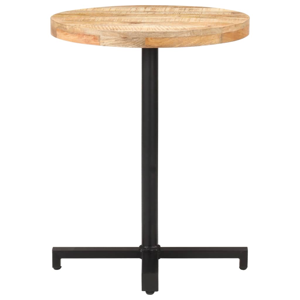 Bistro table, Ø60x75 cm, unfinished mango wood, round