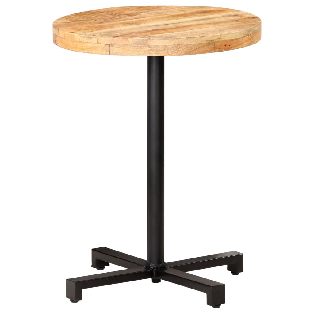 Bistro table, Ø60x75 cm, unfinished mango wood, round