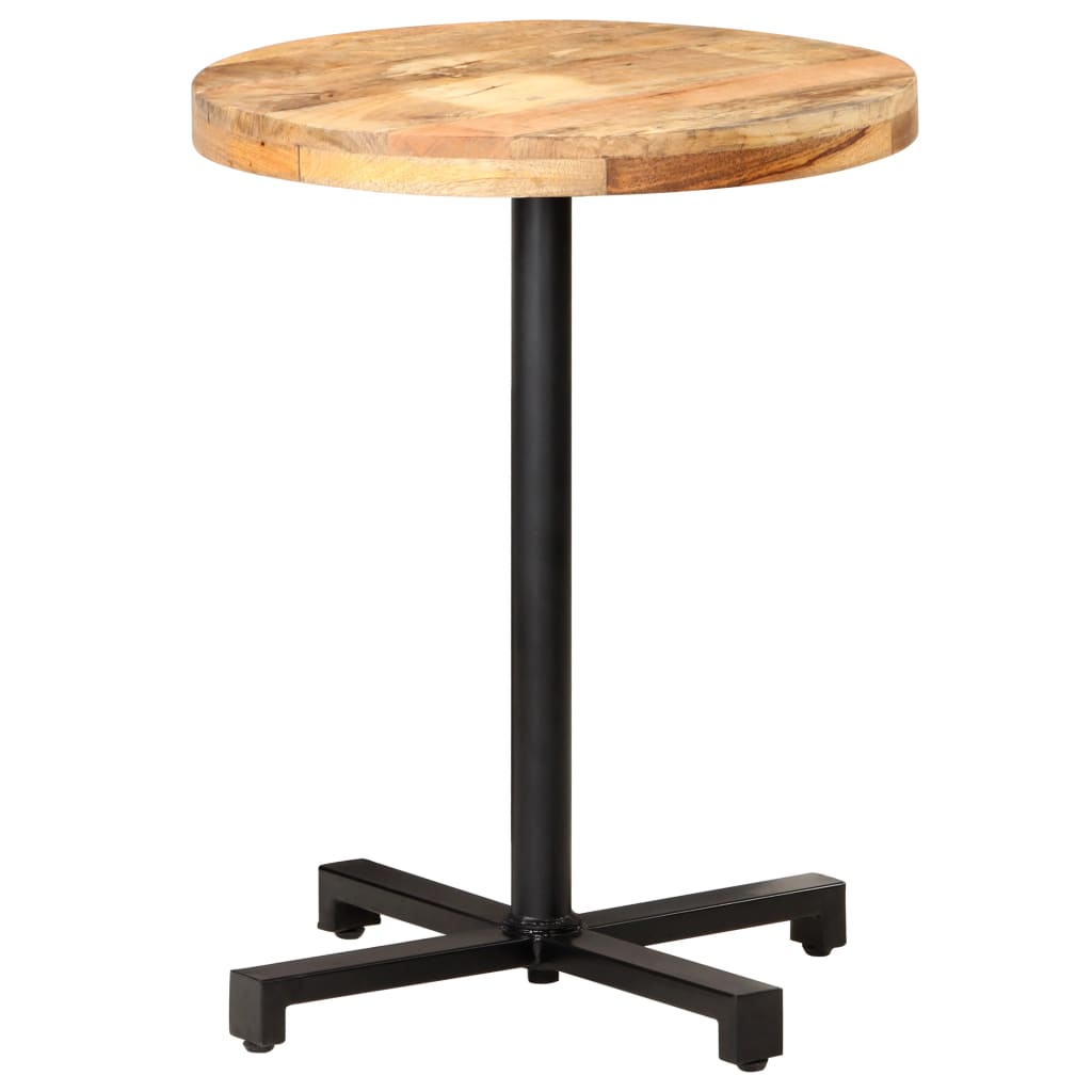 Bistro table, Ø60x75 cm, unfinished mango wood, round