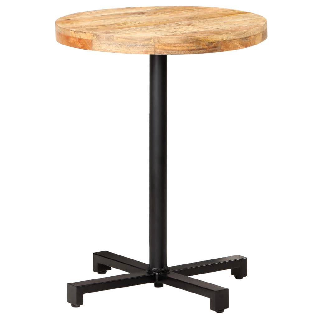 Bistro table, Ø60x75 cm, unfinished mango wood, round