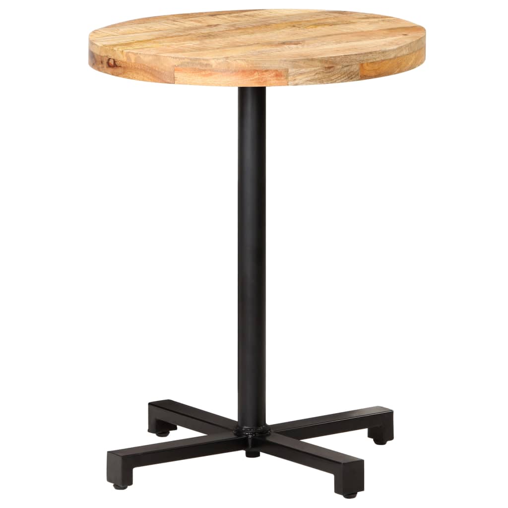 Bistro table, Ø60x75 cm, unfinished mango wood, round