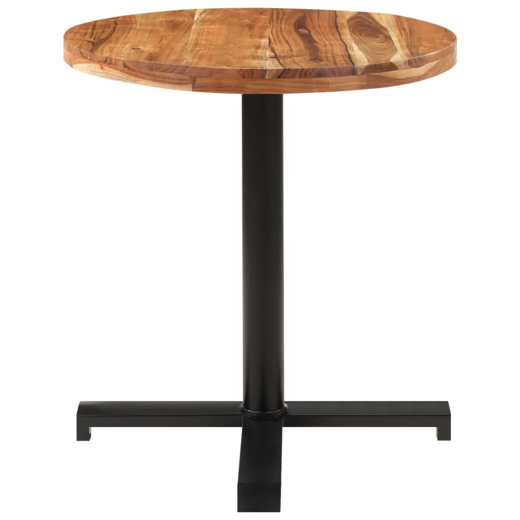 Bistro table, Ø70x75 cm, solid acacia wood, round