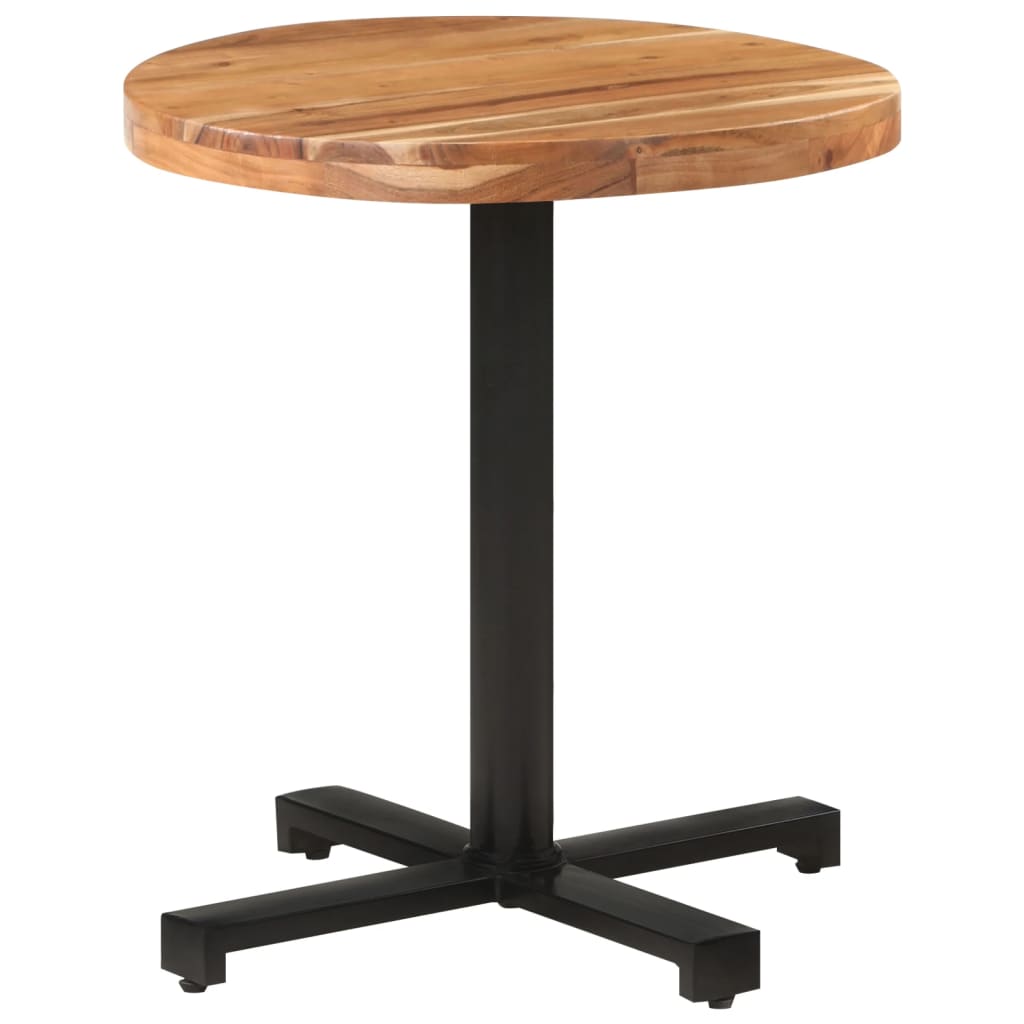 Bistro table, Ø70x75 cm, solid acacia wood, round