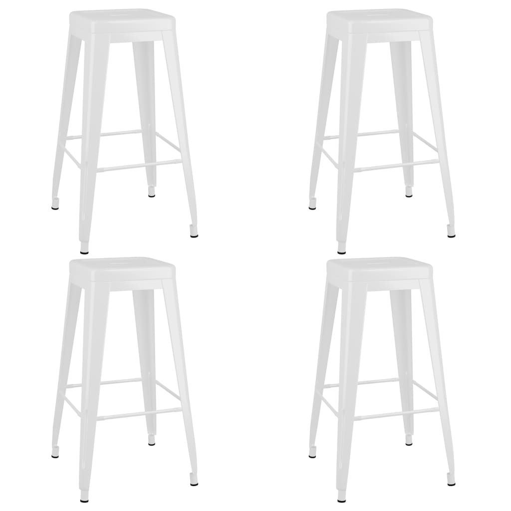 Bar furniture set, 5 pieces, white