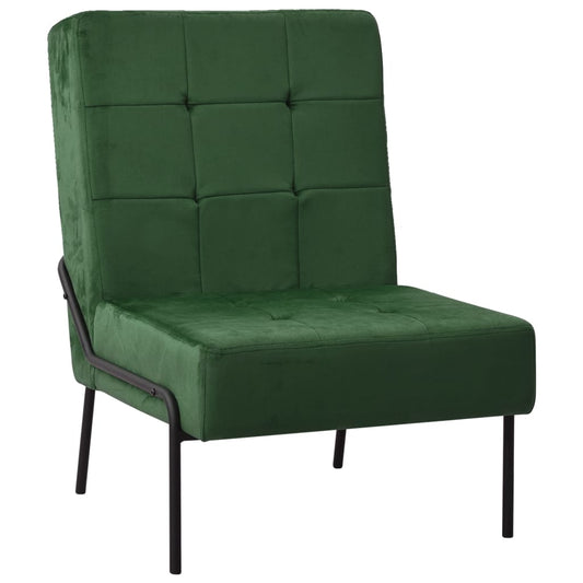 Lounge chair, dark green, 65x79x87 cm, velvet