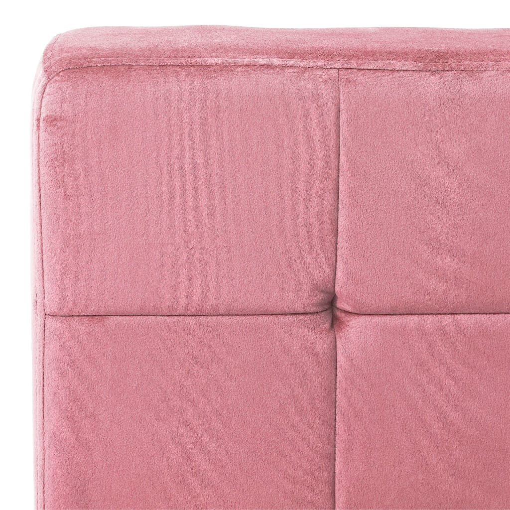 Lounge chair, pink, 65x79x87 cm, velvet