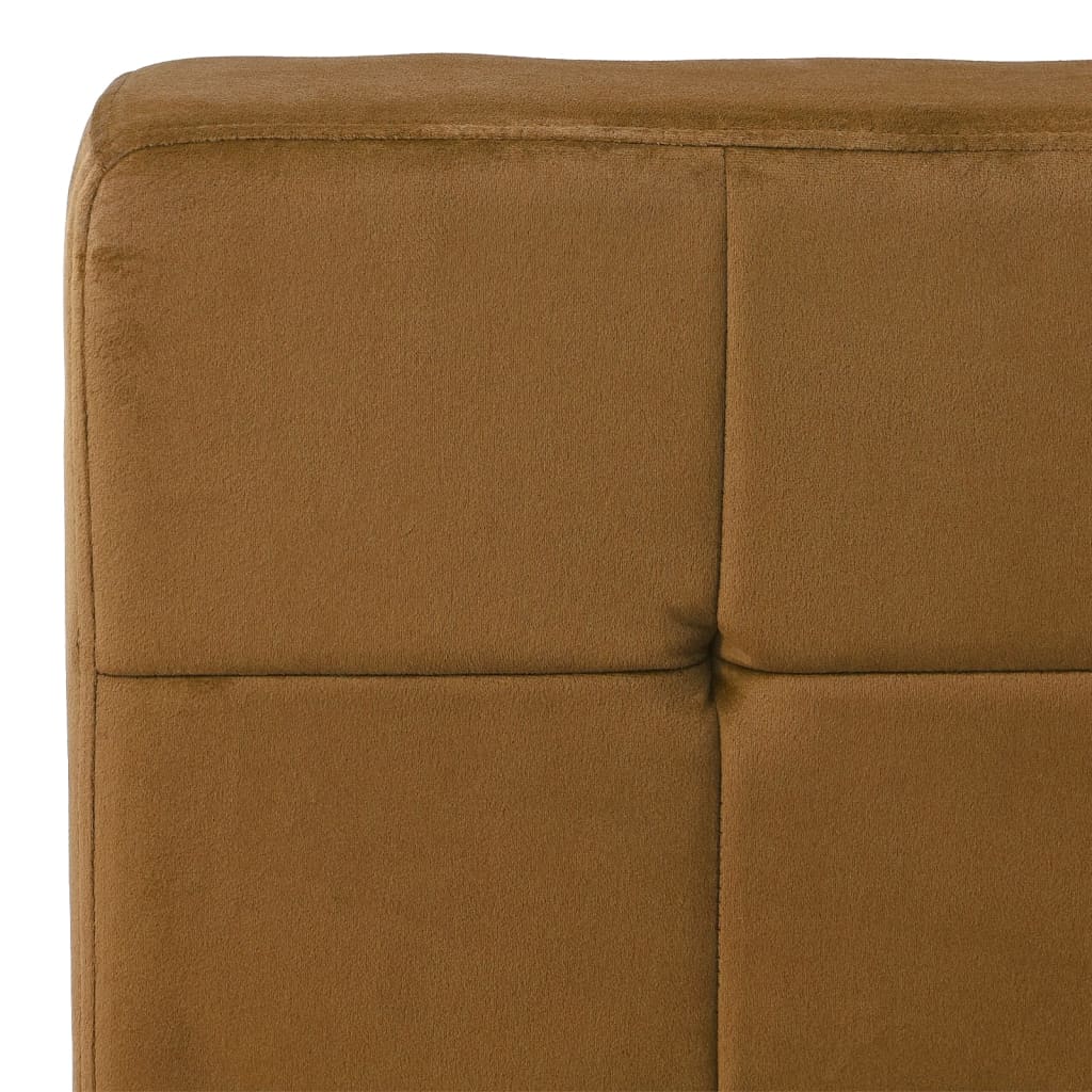 Lounge chair, brown, 65x79x87 cm, velvet