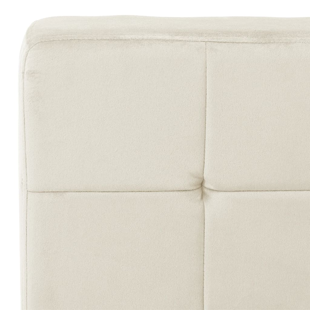 Lounge chair, 65x79x87 cm, cream white, velvet