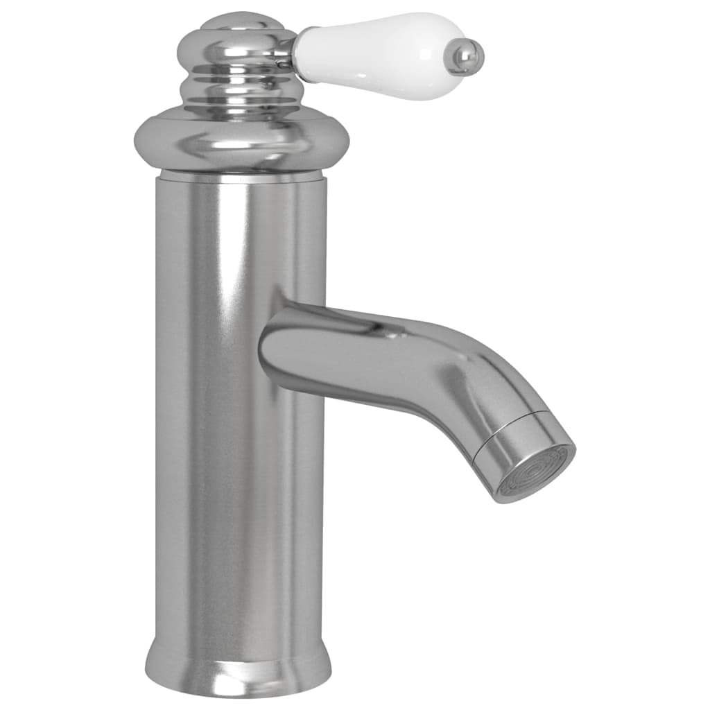 Bathroom sink faucet, silver, 130x180 mm