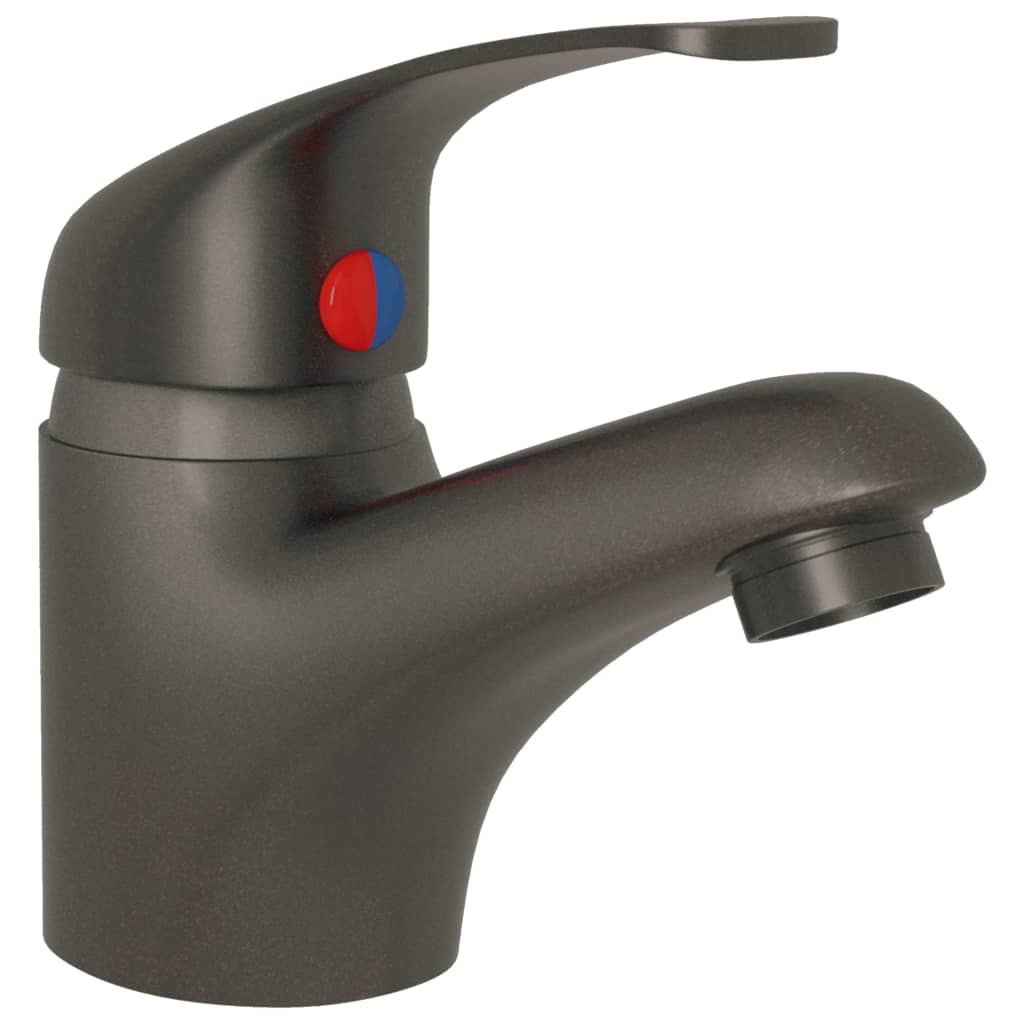 Sink mixer tap, grey, 13x10 cm