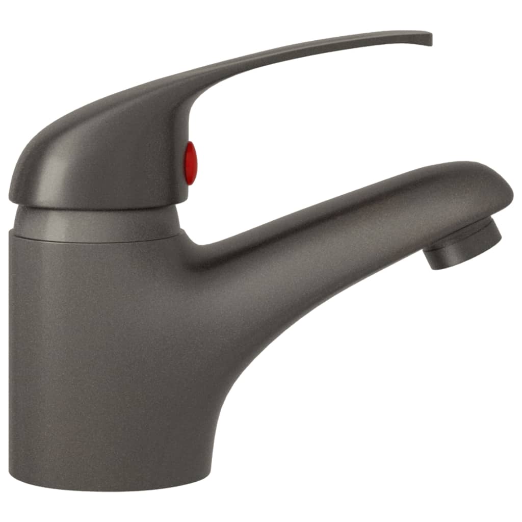 Sink mixer tap, grey, 13x10 cm