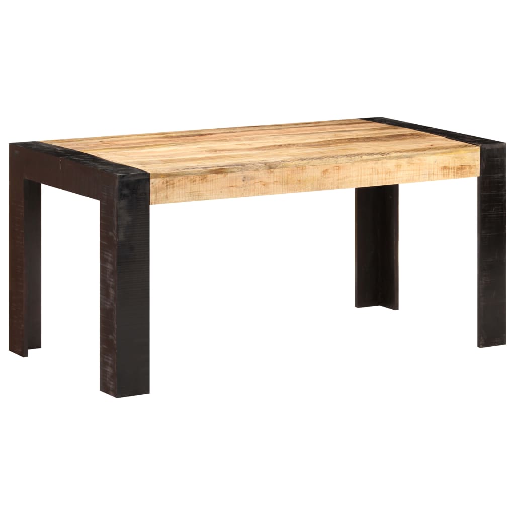 Kitchen table, 160 x 80 x 76 cm, solid mango wood