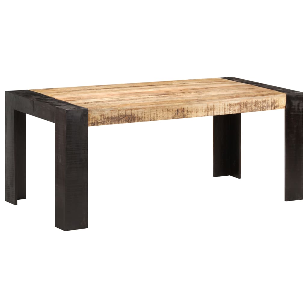 Kitchen table, 180 x 90 x 76 cm, solid mango wood