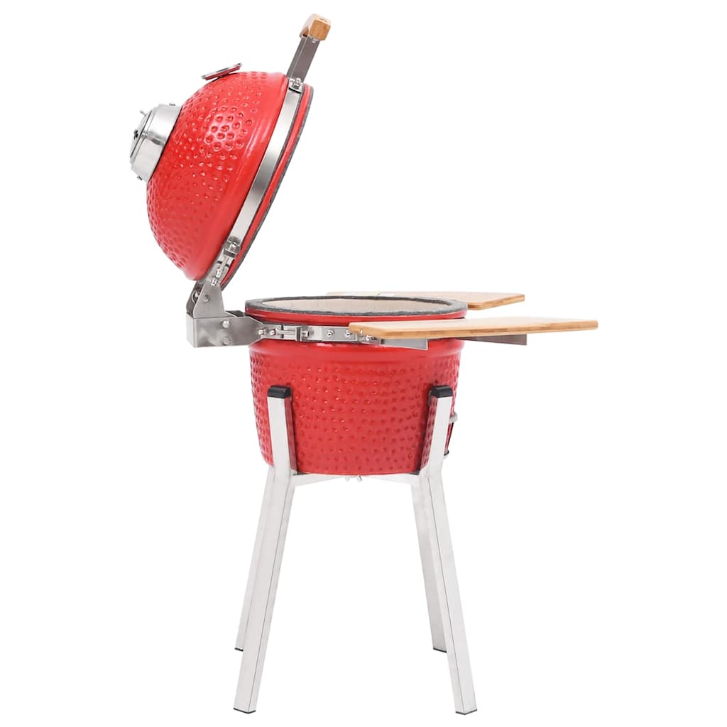 Grătar cu afumătoare Kamado, 76 cm, ceramică