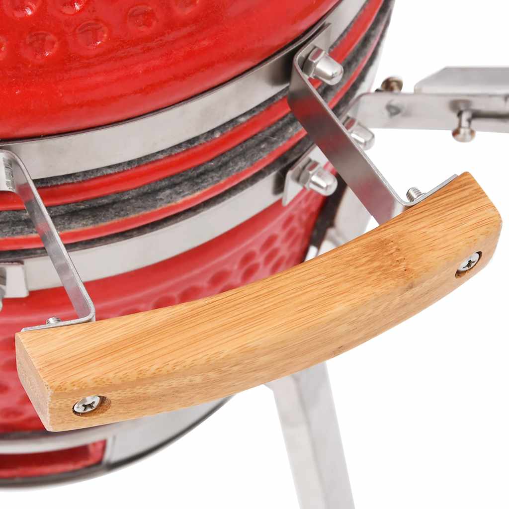 Grătar cu afumătoare Kamado, 76 cm, ceramică