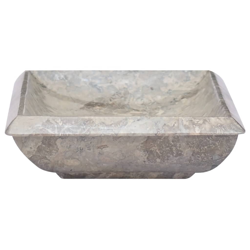 Sink, gray, 50x35x10 cm, marble