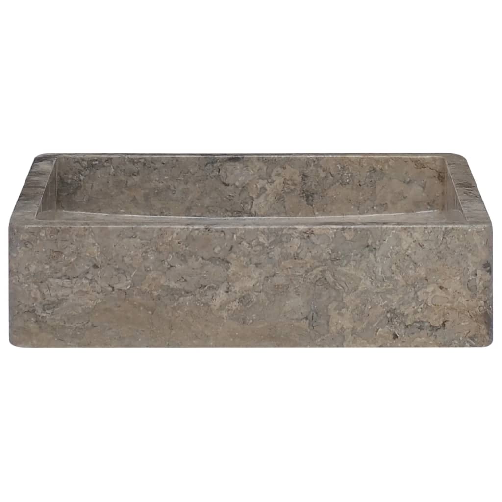 Sink, gray, 40x40x10 cm, marble