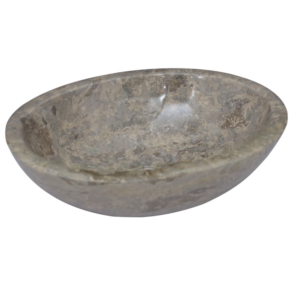 Sink, gray, 53x40x15 cm, marble