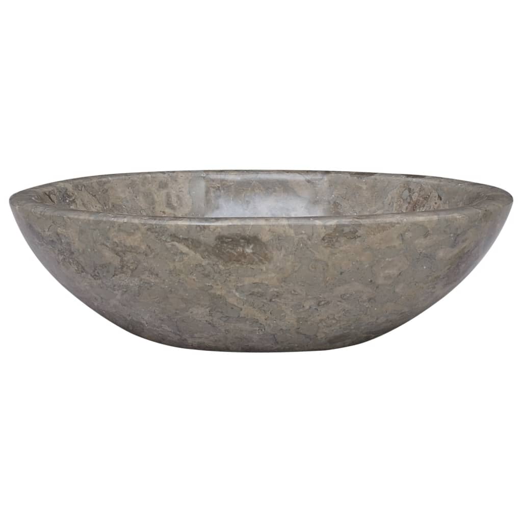 Sink, gray, 53x40x15 cm, marble