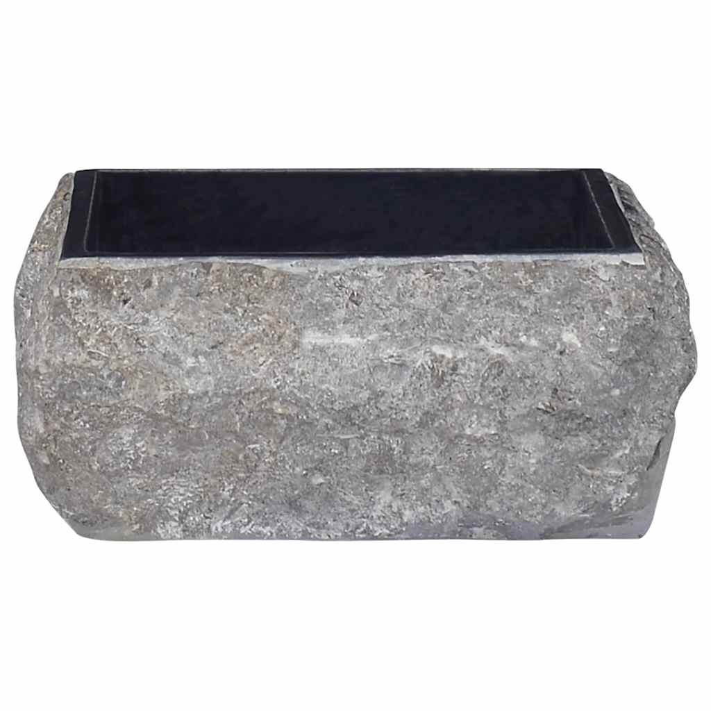 Sink, black, 30x30x13 cm, marble