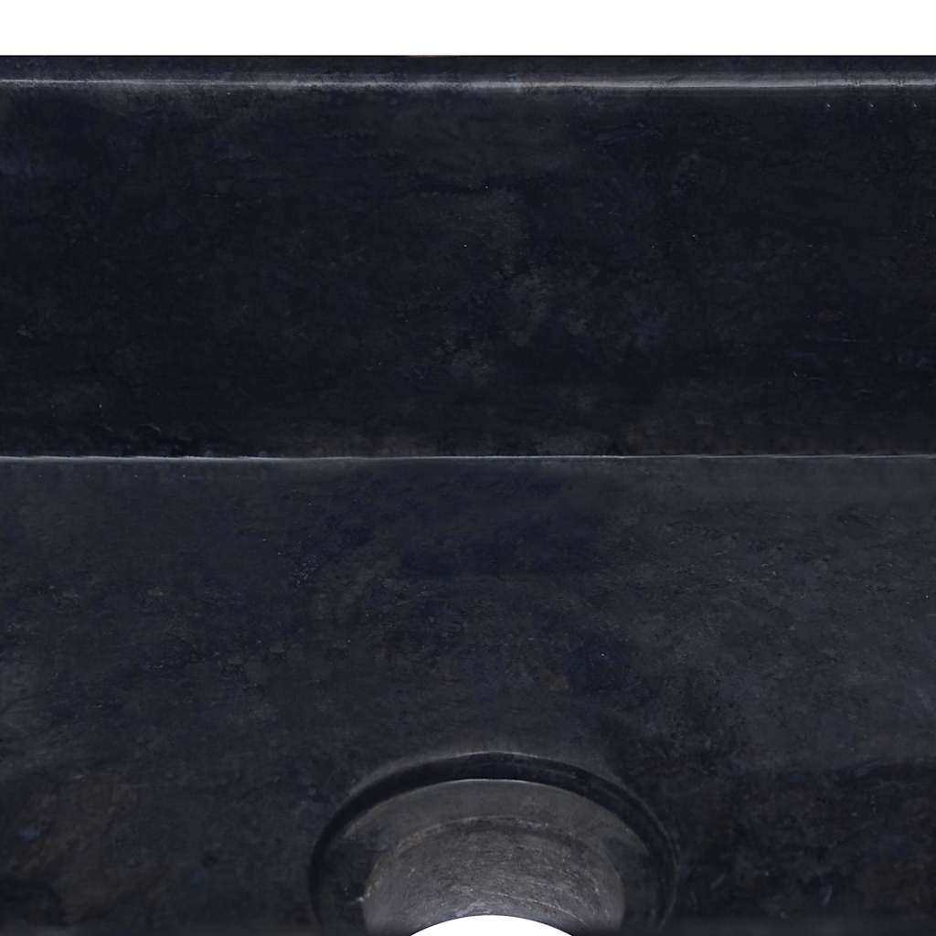 Sink, black, 30x30x13 cm, marble