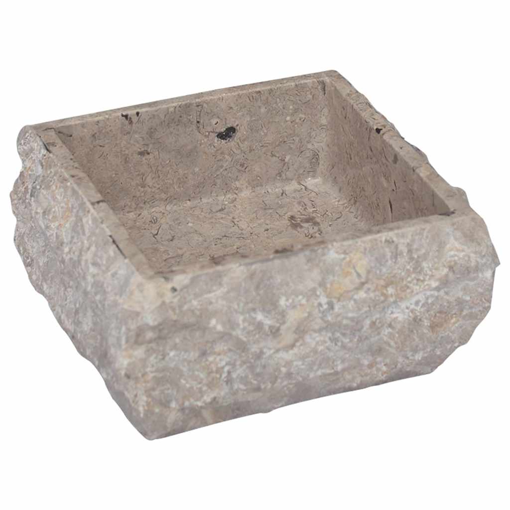 Sink, gray, 30x30x13 cm, marble