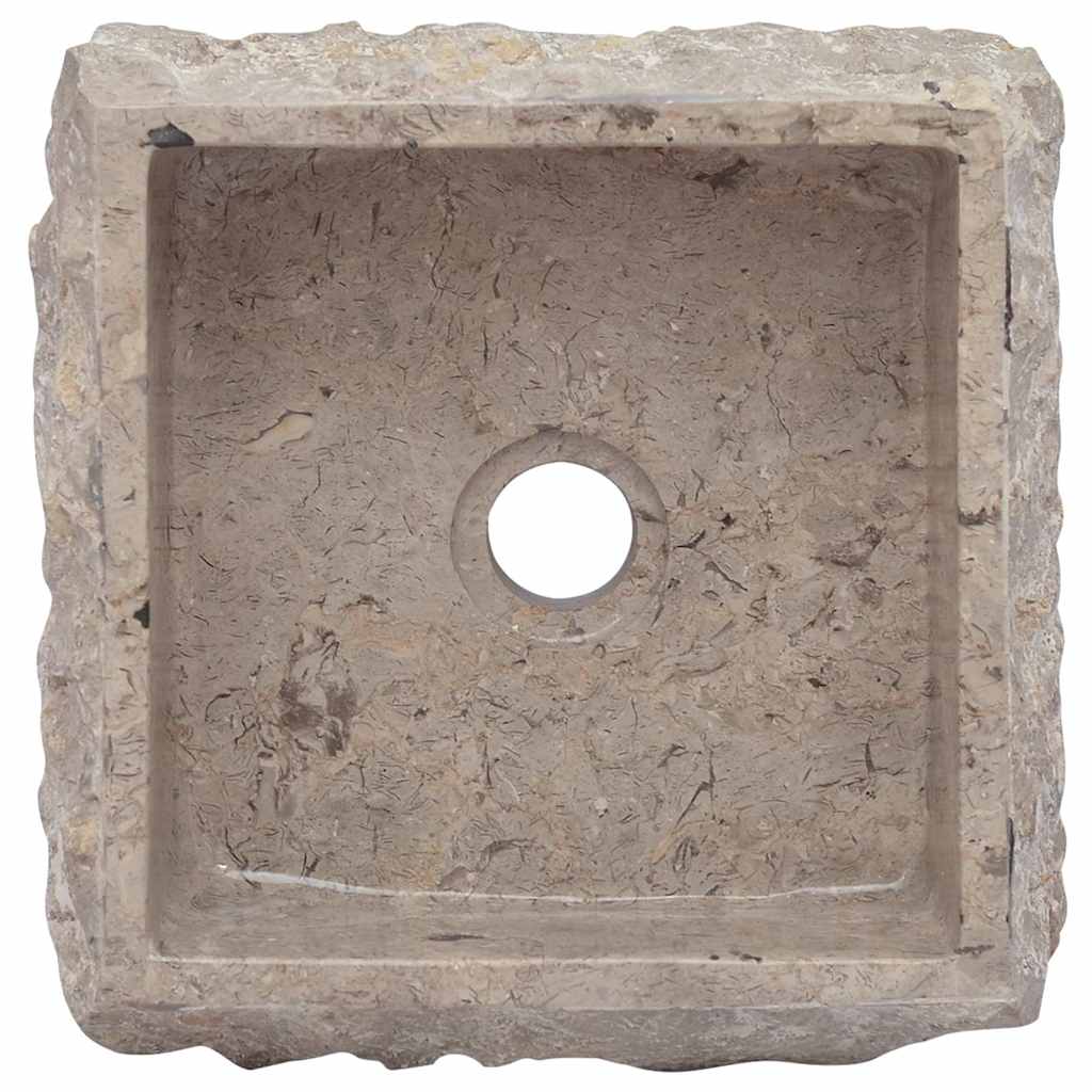 Sink, gray, 30x30x13 cm, marble