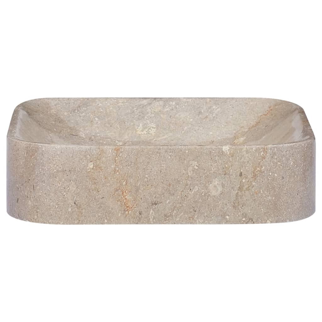 Sink, gray, 40x40x10 cm, marble