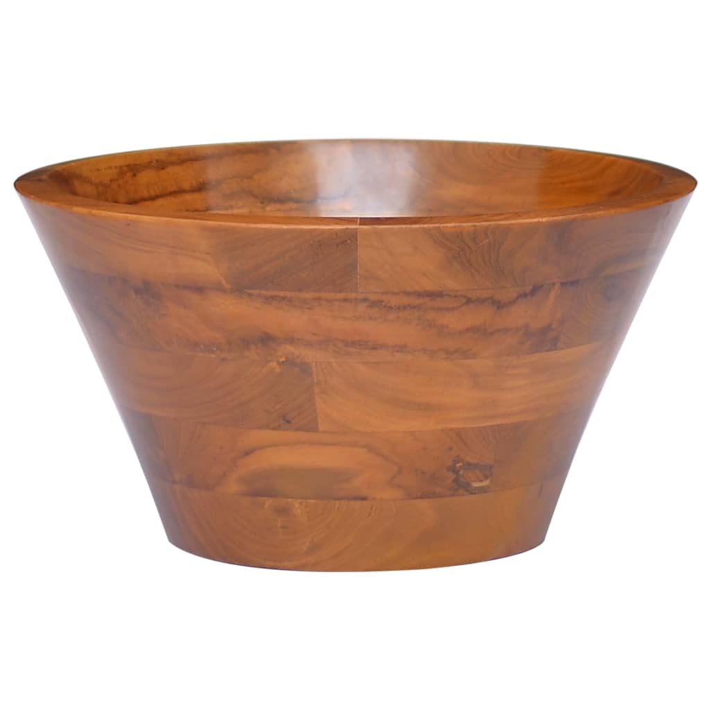 Sink, Φ40x20 cm, solid teak wood