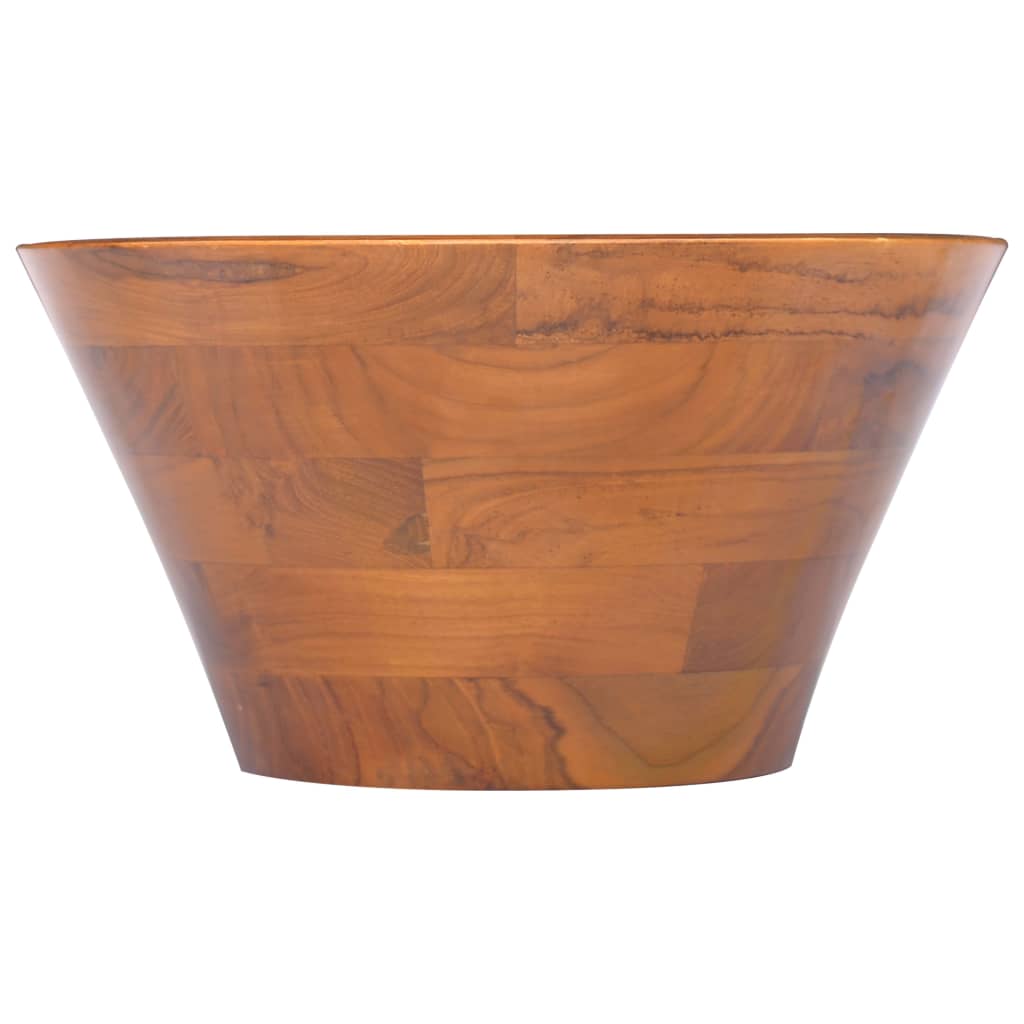 Sink, Φ40x20 cm, solid teak wood