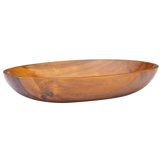 Sink, 60x40x10 cm, solid teak wood