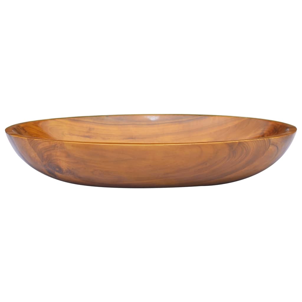 Sink, 60x40x10 cm, solid teak wood